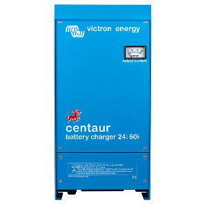 VICTRON CENTAUR CHARGER, 24 VDC, 60AMP, 3-BANK, 120-240 VAC