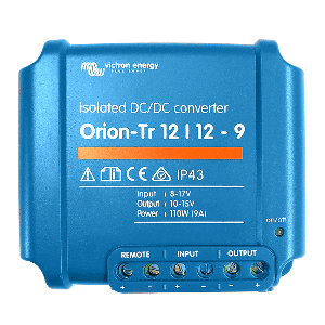 VICTRON ORION-TR DC-DC CONVERTER, 12 VDC TO 12 VDC, 9AMP ISOLATED