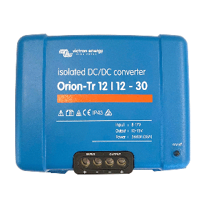 VICTRON ORION-TR DC-DC CONVERTER, 12 VDC TO 12 VDC, 30AMP ISOLATED