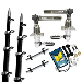 TACO GRAND SLAM 280 PACKAGE W/ 15' BLACK/SILVER POLES