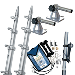TACO GRAND SLAM 170 OUTRIGGER KIT 15' SILVER/SILVER POLES