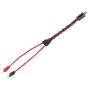 DS18 ADVANCE ULTRA FLEX RCA Y CONNECTOR CABLE- 1 FEMALE TO 2 MALE