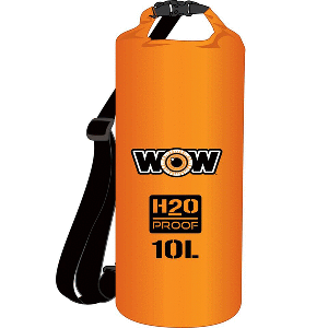 WOW WATERSPORTS H20 PROOF DRY BAG - 10 LITER - ORANGE