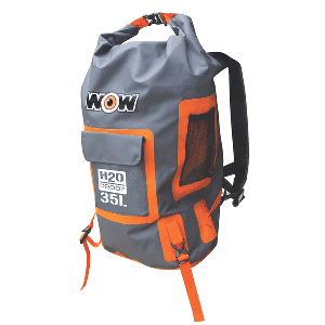 WOW WATERSPORTS H20 PROOF DRY BACKPACK - ORANGE