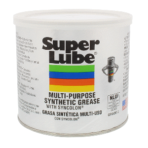 SUPER LUBE MULTI-PURPOSE SYNTHETIC GREASE w/SYNCOLON (PTFE), 14.1OZ CANISTER