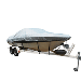 CARVER FLEX-FIT PRO POLYESTER SIZE 12 BOAT COVER f/V-HULL CENTER CONSOLE FISHING BOATS, GREY