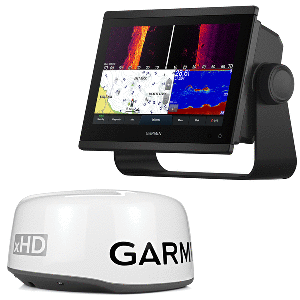 GARMIN GPSMAP 943XSV COMBO GPS/FISHFINDER, PRELOADED US+CANADA+BAHAMAS BLUECHART G3, LAKEVU G3 w/GMR 18 XHD