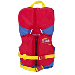 MTI INFANT LIFE JACKET w/COLLAR, RED/ROYAL BLUE, 0-30LBS
