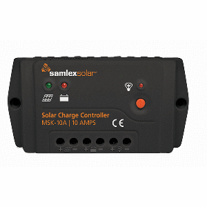 SAMLEX 10 AMP SOLAR CHARGE CONTROLLER 12/24V
