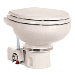 DOMETIC MASTERFLUSH 7120 BONE ELECTRIC MACERATING TOILET W/ORBIT BASE, FRESH WATER