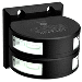 LOPOLIGHT SERIES 301-011, DOUBLE STACKED MASTHEAD LIGHT, 5NM, VERTICAL MOUNT, WHITE, BLACK HOUSING