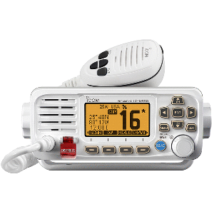 ICOM M330 VHF RADIO COMPACT w/GPS, WHITE