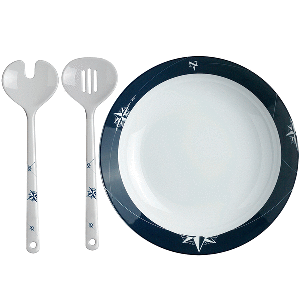 MARINE BUSINESS MELAMINE SALAD BOWL & SERVERS, NORTHWIND