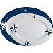 MARINE BUSINESS MELAMINE OVAL SERVING PLATTERS SET, NORTHWIND, SET OF 2