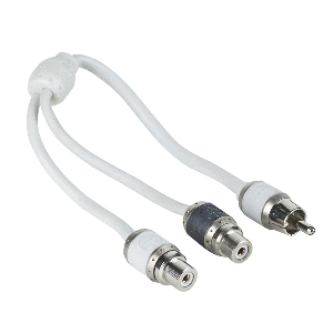 T-SPEC V10 SERIES RCA AUDIO Y CABLE, 2 CHANNEL, 1 MALE TO 2 FEMALES