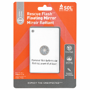 S.O.L. SURVIVE OUTDOORS LONGER RESCUE FLASH FLOATING MIRROR