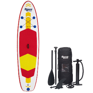 AQUA LEISURE 10' INFLATABLE  STAND UP PADDLE BOARD DROP 