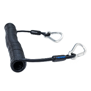 TIGRESS LIGHT TACKLE COILED SAFETY TETHER 600 LBS