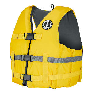MUSTANG LIVERY FOAM VEST, YELLOW, XS/SMALL