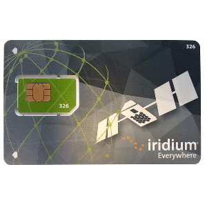 IRIDIUM PREPAID SIM CARD ACTIVATION REQUIRED GREEN 