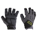 MUSTANG EP 3250 OPEN FINGER GLOVES - GREY/BLACK - X-SMALL