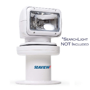 SEAVIEW 6.38" VERTICAL SEARCHLIGHT & THERMAL CAMERA MOUNT w/8" ROUND BASE PLATE