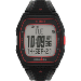 TIMEX IRONMAN T300 SILICONE STRAP WATCH BLACK / RED