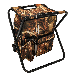 CAMCO CAMPING STOOL BACKPACK COOLER CAMO