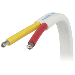 PACER 18/2 AWG SAFETY DUPLEX CABLE, RED/YELLOW, 100'