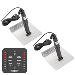 LECTROTAB XKA STAINLESS STEEL TRIM TAB KIT W/ONE-TOUCH CONTROL - 9 X 9