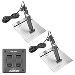LECTROTAB XKA ALUMINUM ALLOY TRIM TAB KIT W/ROCKER SWITCH - 9 X 18