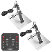 LECTROTAB XKA ALUMINUM ALLOY TRIM TAB KIT W/ONE-TOUCH CONTROL - 12 X 9