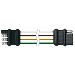 ANCOR TRAILER CONNECTOR-FLAT 4-WIRE, 12