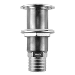 ATTWOOD STAINLESS STEEL SCUPPER VALVE BARBED - 1-1/2
