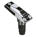 ATTWOOD RECTANGLE 2-PIN BASE F/ANGLED POLE - ZAMAK