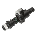 ATTWOOD UNIVERSAL SPRAYLESS CONNECTOR - MALE & FEMALE