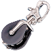 WICHARD SNATCH BLOCK W/SNAP SHACKLE - MAX ROPE SIZE 12MM (15/32