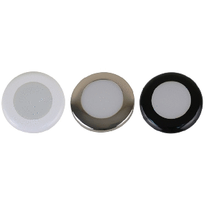 SCANDVIK A3C DOWNLIGHT KIT, COOL WHITE W/SS, WHITE, & BLACK TRIM RINGS