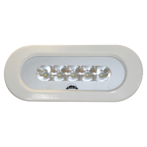 SCANDVIK FLUSH MOUNT SPREADER LIGHT, 10-30V, WHITE