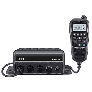 ICOM M510BB 21 BLACK BOX VHF W/BLACK COMMAND MIC & 3 COMMAND MIC PORTS