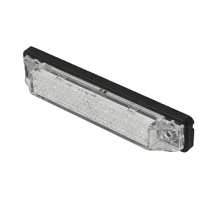 SCANDVIK 4" LED LIGHT STRIP, WHITE W/GASKET, 12V