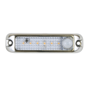 SCANDVIK 4" LOCKER LIGHT W/MOTION SENSOR, 10-30V, SS