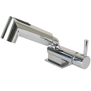 SCANDVIK MINIMALISTIC COMPACT SINGLE LEVEL MIXER, FAUCET & SHOWER COMBO, CHROME