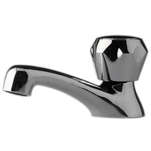 SCANDVIK HEAVY-DUTY BRASS BASIN TAP, CHROME PLATED