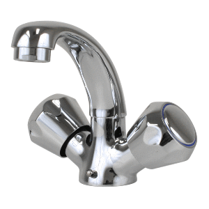 SCANDVIK HEAVY-DUTY BASIN MIXER, CHROME PLATED