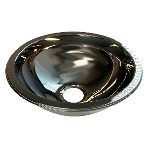 SCANDVIK SS BASIN SINK, 11.5" X 5", MIRROR FINISH
