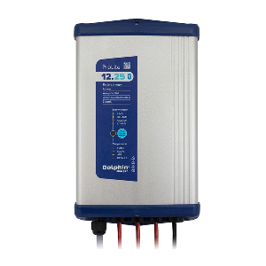 DOLPHIN CHARGER PROLITE SERIES DOLPHIN BATTERY CHARGER, 12V, 25A, 110/220VAC, 3 OUTPUTS