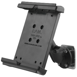 RAM MOUNT DASHBOARD MOUNT W/BACKING PLATE F/8" TABLETS W/CASES