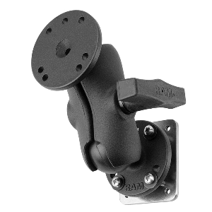 RAM MOUNT DRILL-DOWN DASHBOARD MOUNT W/BACKING PLATE, C SIZE SHORT