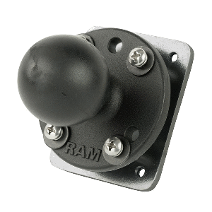 RAM MOUNT DRILL-DOWN DASHBOARD BALL BASE W/BACKING PLATE, C SIZE